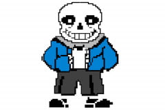 Как нарисовать Санса из Undertale
